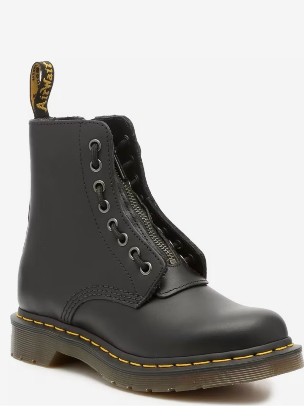 Dr.  Martens 1460 Pascal Nappa Zipper Ankle Boots Sz 8 Women’s Black Classic
